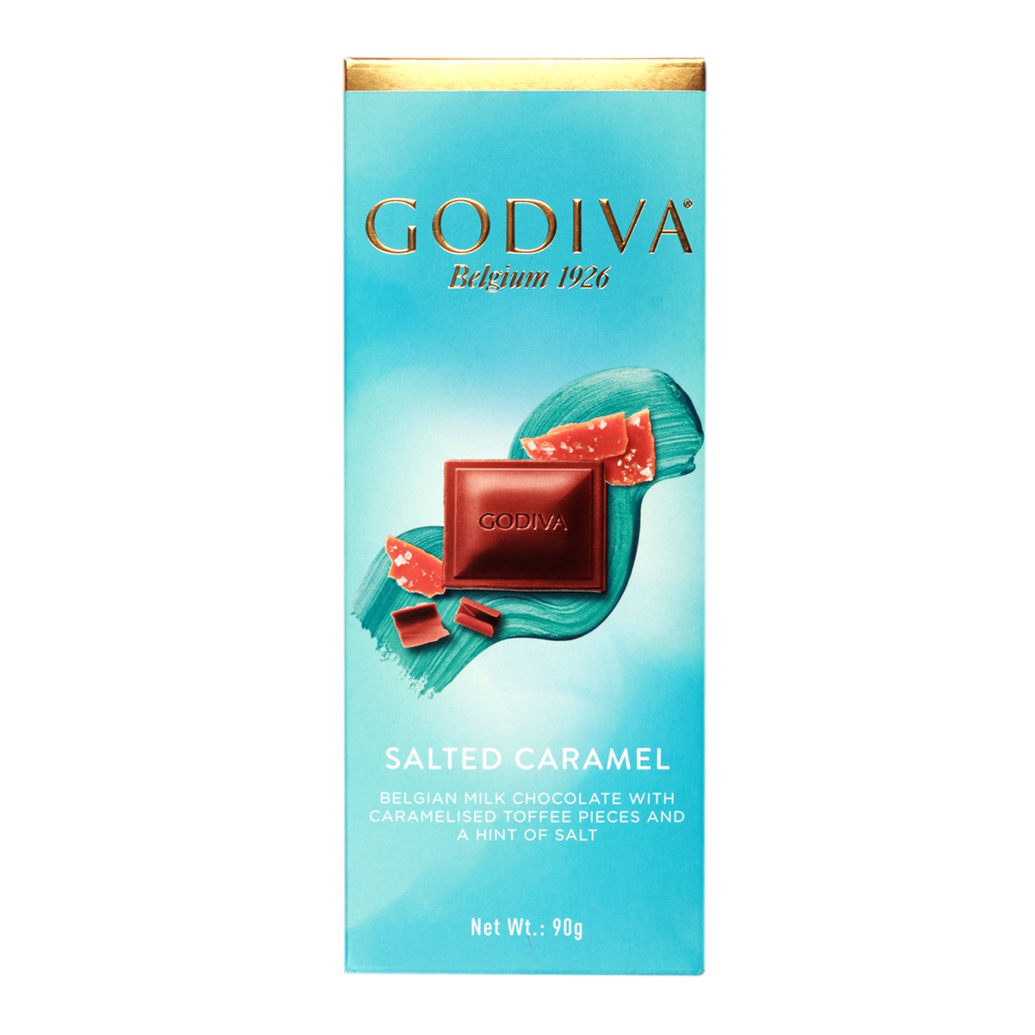 Buy Godiva Milk chocolate and Salted Caramel Bar online at best price